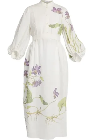 Erdem Floral-print midi dress