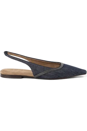 Brunello Cucinelli Leather ballerina shoes
