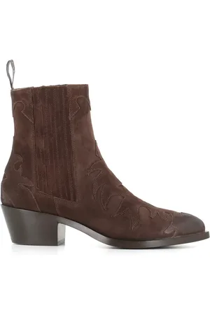 SARTORE 45mm western suede cowboy boots