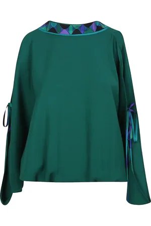 Puccini Open-back blouse