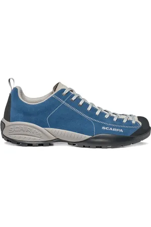 Scarpa Logo-print suede trainers