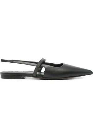 Brunello Cucinelli Monili-chain ballerina shoes