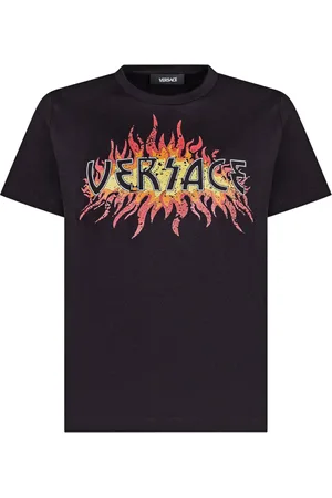 VERSACE Flame-graphic T-shirt