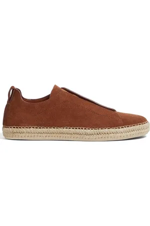 Ermenegildo Zegna Triple Stitch suede espadrilles