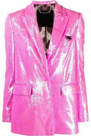 Philipp Plein Sequin-embellished single-breasted blazer