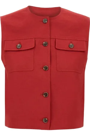 THEORY Button-down vest