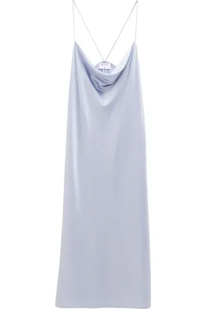 Filippa K Draped stretch-silk slip dress