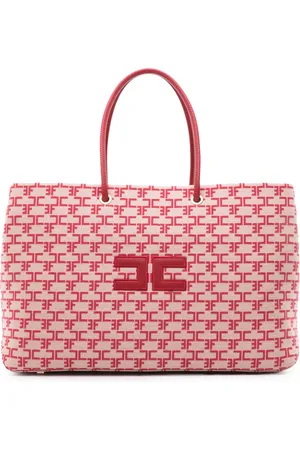 Elisabetta Franchi Logo-appliqu?? monogram tote bag