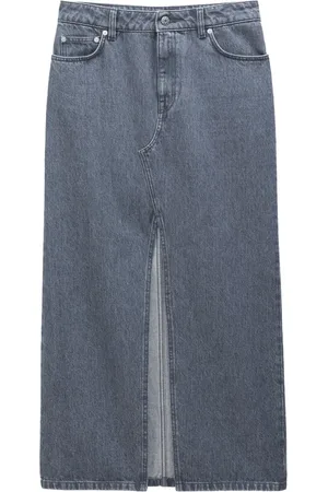 Filippa K Front-slit organic cotton maxi skirt