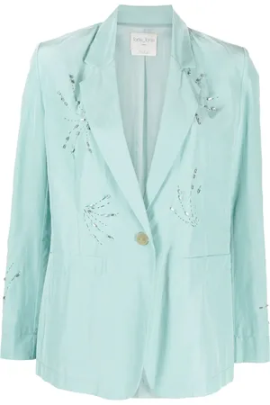 FORTE FORTE Rhinestone-embellished lightweight blazer