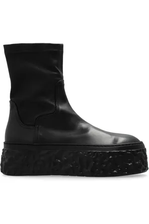 AGL ATTILIO GIUSTI LEOMBRUNI Textured-sole leather ankle boots