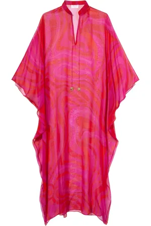 Puccini Marmo-print kaftan