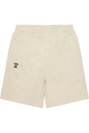 A Bathing Ape Logo-patch track shorts