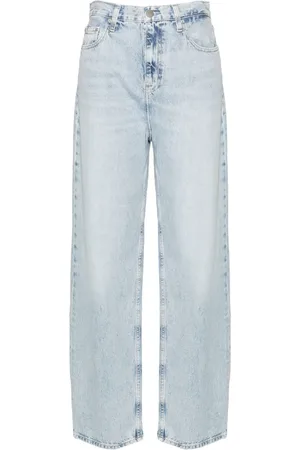 Calvin Klein High-rise wide-leg jeans