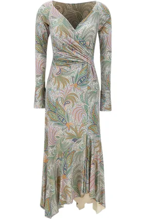 Etro Floral-print midi dress