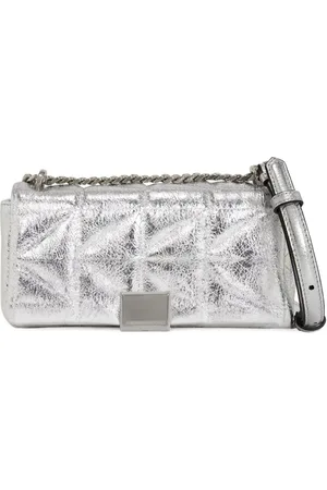 Karl Lagerfeld K/kuilt metallic quilted cross body bag