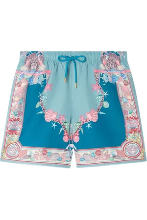 VERSACE Coral Theatre swim shorts