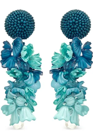 Oscar de la Renta Flower earrings