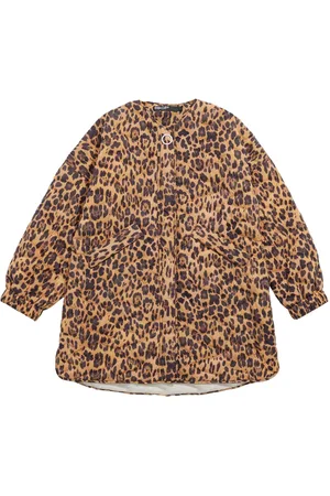 Bimba y Lola Leopard-print padded jacket