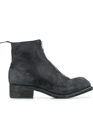 GUIDI Front zip ankle boots