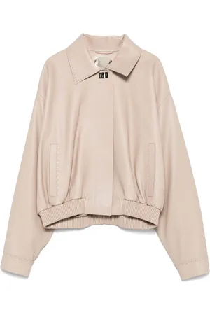 Fendi Leather bomber jacket
