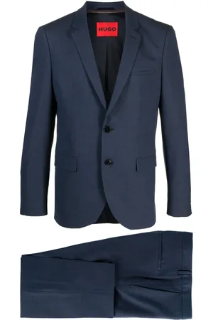 HUGO BOSS Single-breasted twill suit