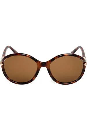 Tom Ford Melody tortoiseshell oval sunglasses
