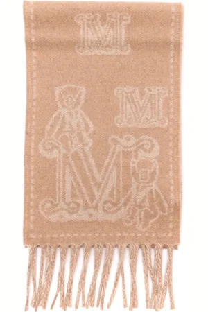 Max Mara Jacquard cashmere scarf