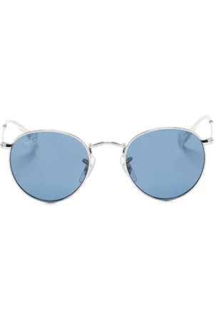 Ray-Ban Engraved-logo round-frame sunglasses