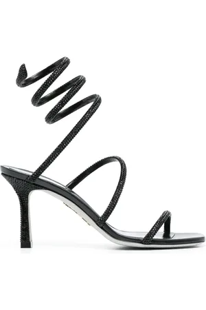 RENE CAOVILLA Cleo crystal 85mm sandals
