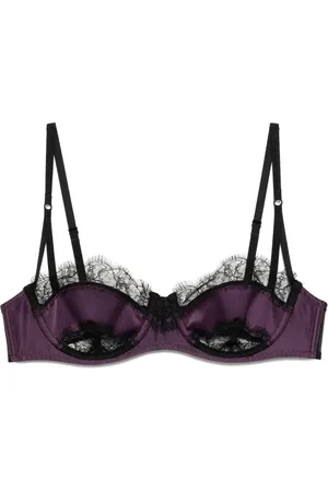 Kiki de Montparnasse Lace inset balconette bra