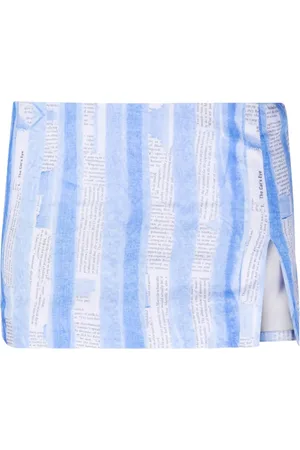 Feben The Read front-slit miniskirt