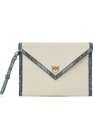 Pinko Canvas clutch bag
