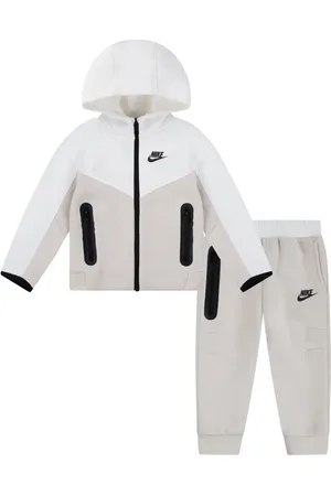 Nike Two-tone logo-print tracksuit set