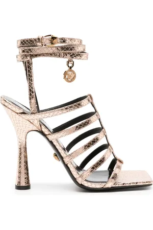 VERSACE Medusa-embellished caged sandals