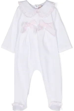 LA STUPENDERIA Bow-detail cotton pyjamas