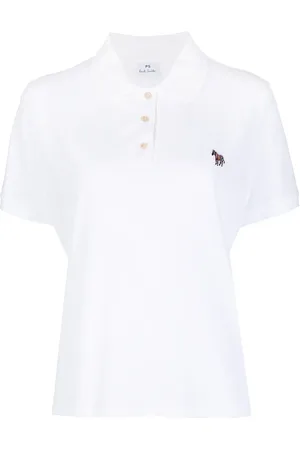Paul Smith Zebra-patch cotton polo shirt