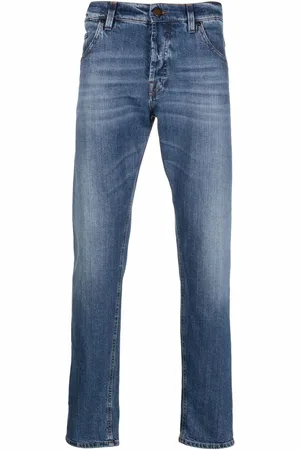 PT Torino Fadded-effect straight-leg jeans
