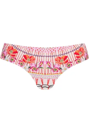 TEMPERLEY LONDON Pomegranate floral-print bikini set