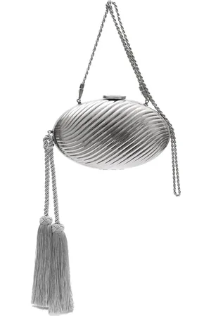 Isla Ibiza Oval clutch bag