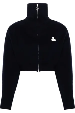 Isabel Marant Oxane logo-embroidered cardigan