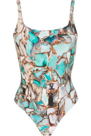Lygia & Nanny Hapuna gemstone-print swimsuit