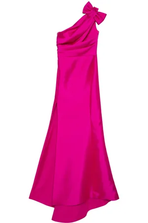 Amsale Mikado draped bodice Gown