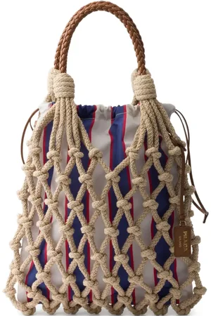 Prada Medium macram?? tote bag