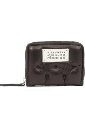 Maison Margiela Numbers-motif padded leather coin pouch