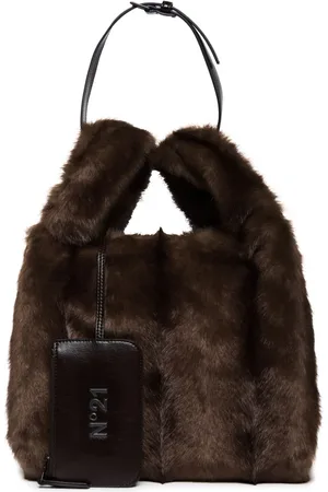 Nº21 Faux-fur tote bag