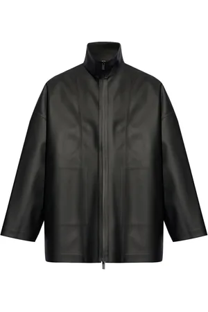FEAR OF GOD High-neck faux-leather jacket