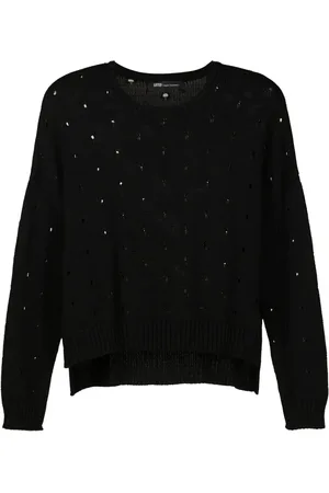 Uma Raquel Davidowicz Perforated-detail knit jumper