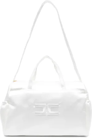 Elisabetta Franchi Logo-embroidered changing bag