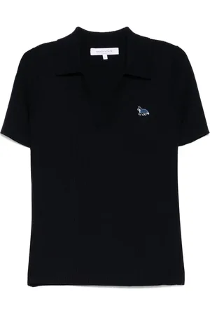 Maison Kitsuné Baby Fox-patch polo top